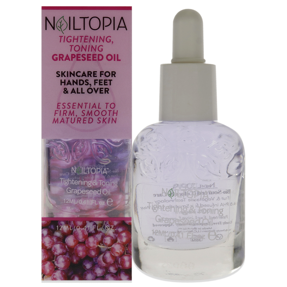 Fresh Brightening and Tightening Grape Oil by Nailtopia - Women-0.41 oz Nail Oil